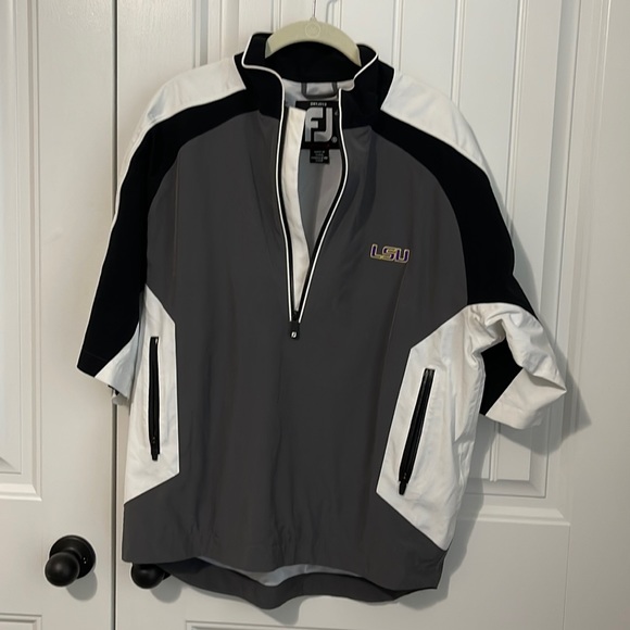 LSU Footjoy Tour Collection Golf Windbreaker - Picture 1 of 4